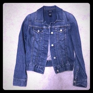 Gap Perfectly Distressed Denim Jean Jacket XS